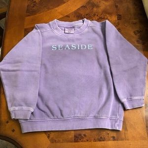 Seaside Style Lavender Comfort Color Sweatshirt